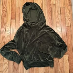 offline by aerie velvet hoodie